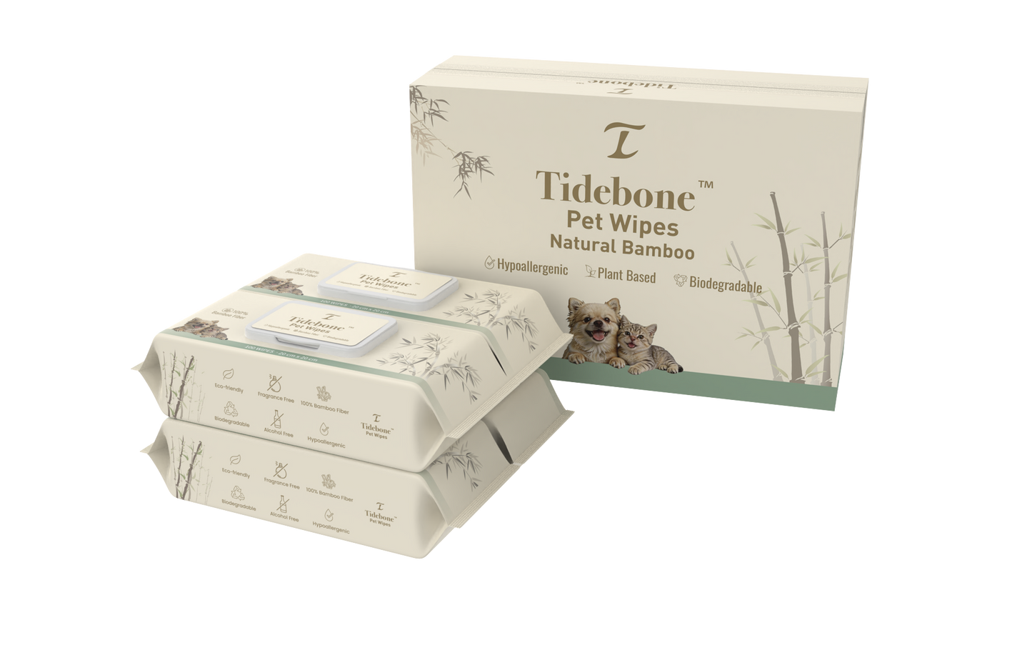 Tidebone Pet Wipes